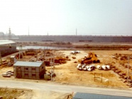 建設中の加古川工場[昭和50年]